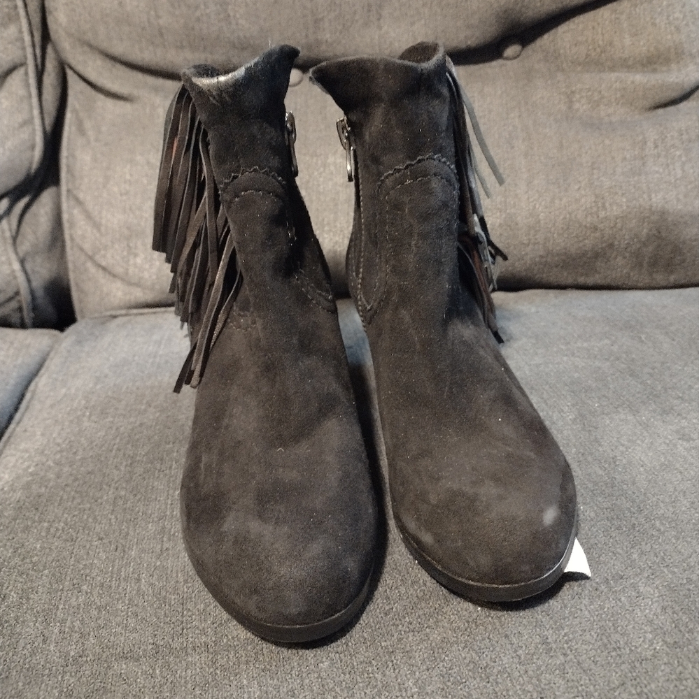 Sam Edelman Suede Fringe Boots - Picture 8 of 9
